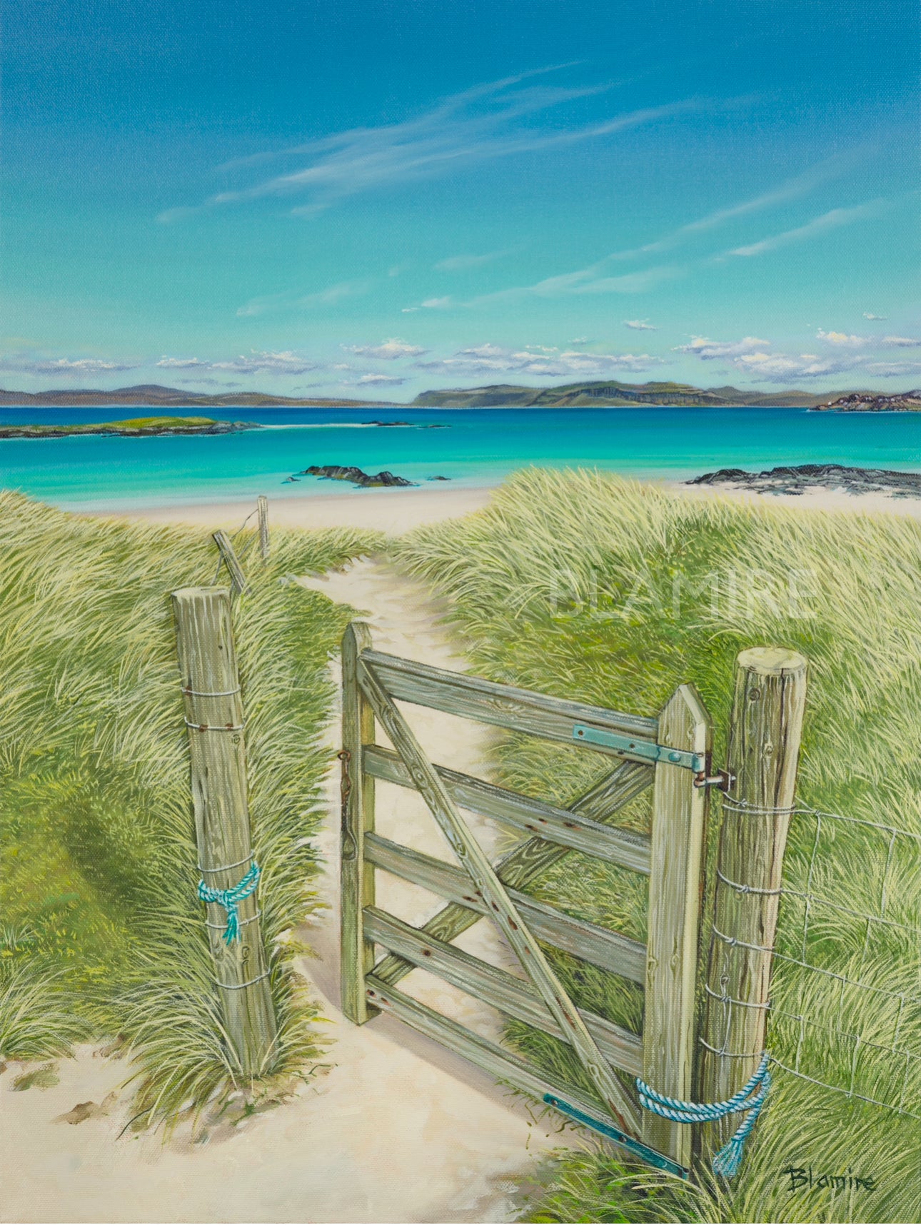 Iona gate giclee print