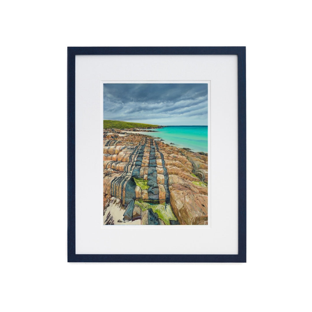 Hosta rocks North Uist giclee print