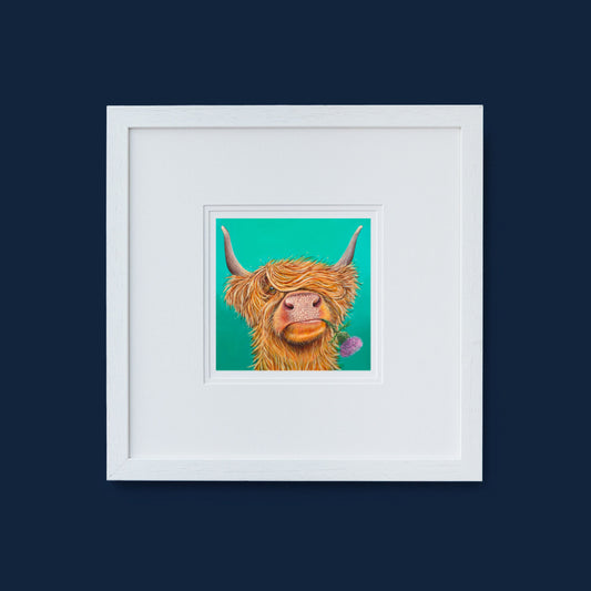 Wee Hamish highland coo print