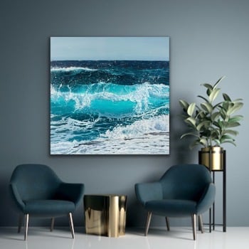 Alive wave giclee print  