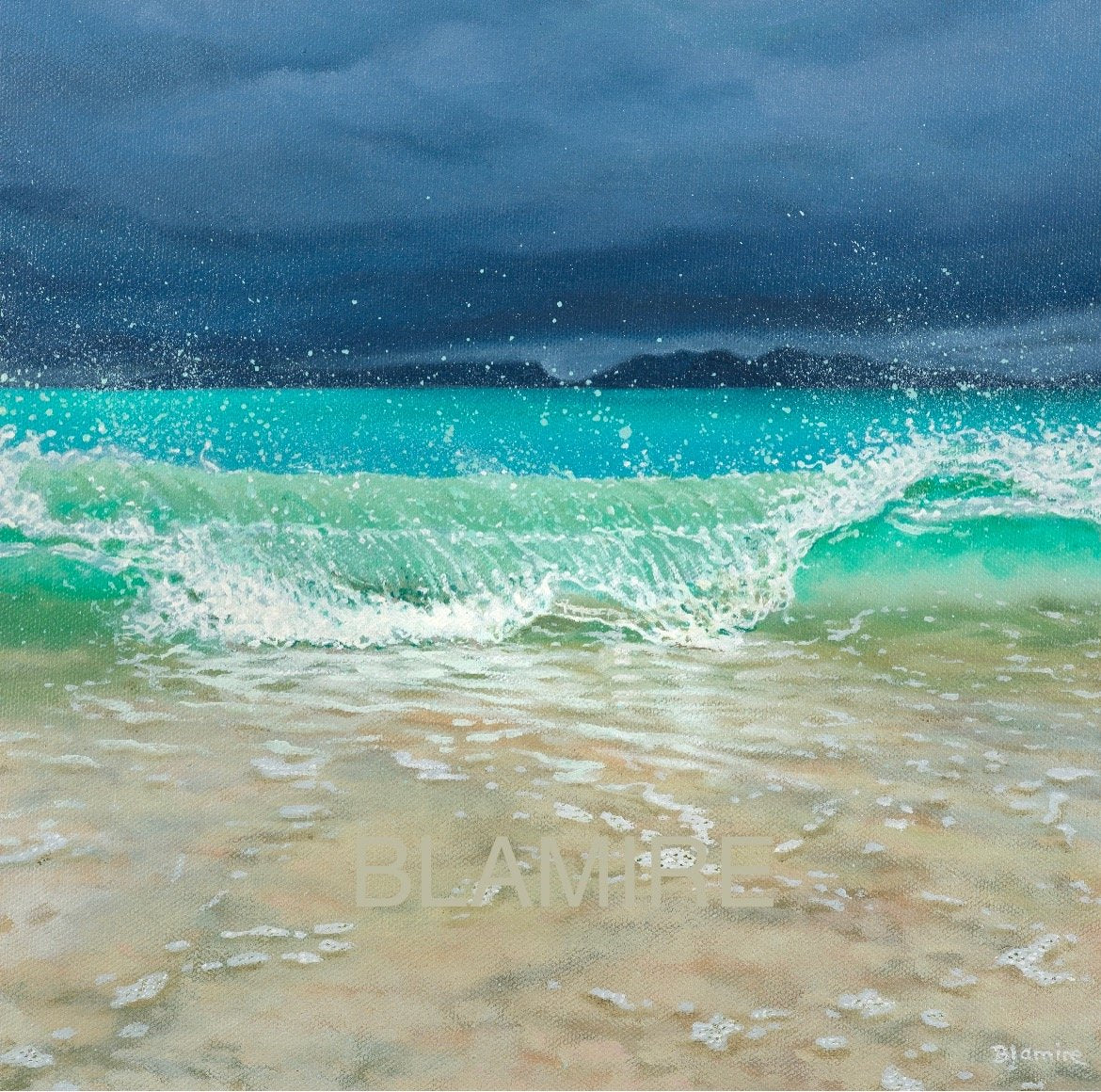 Camusdarach emerald break giclee print