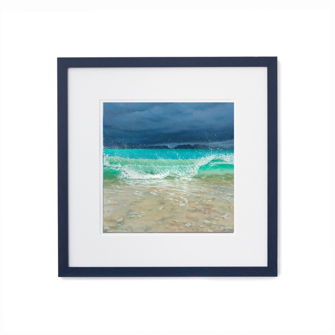 Camusdarach emerald break giclee print