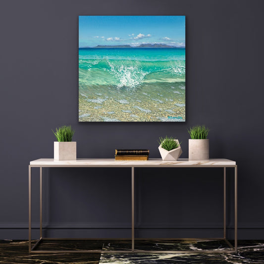 Camusdarach wave print 