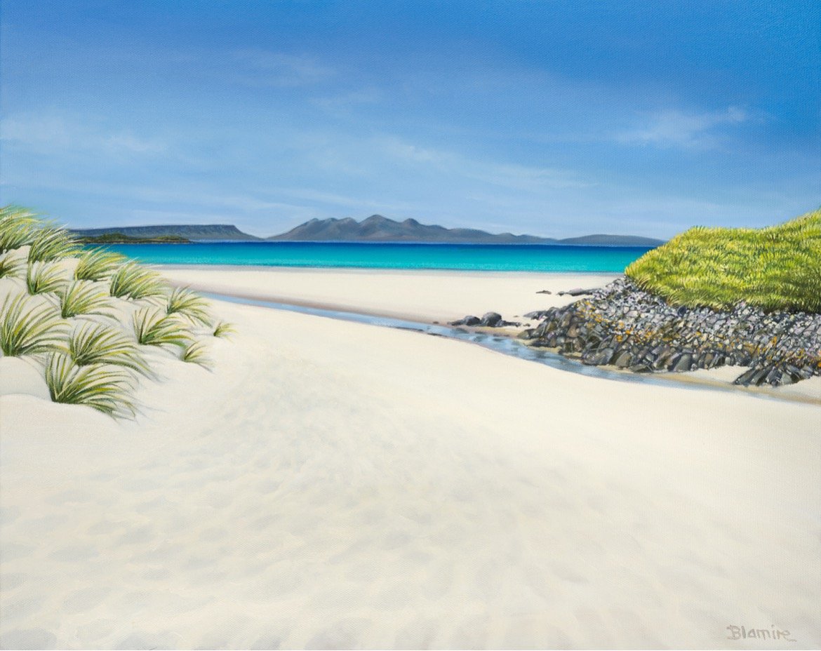 First Glimpse, Camusdarach Giclee Print