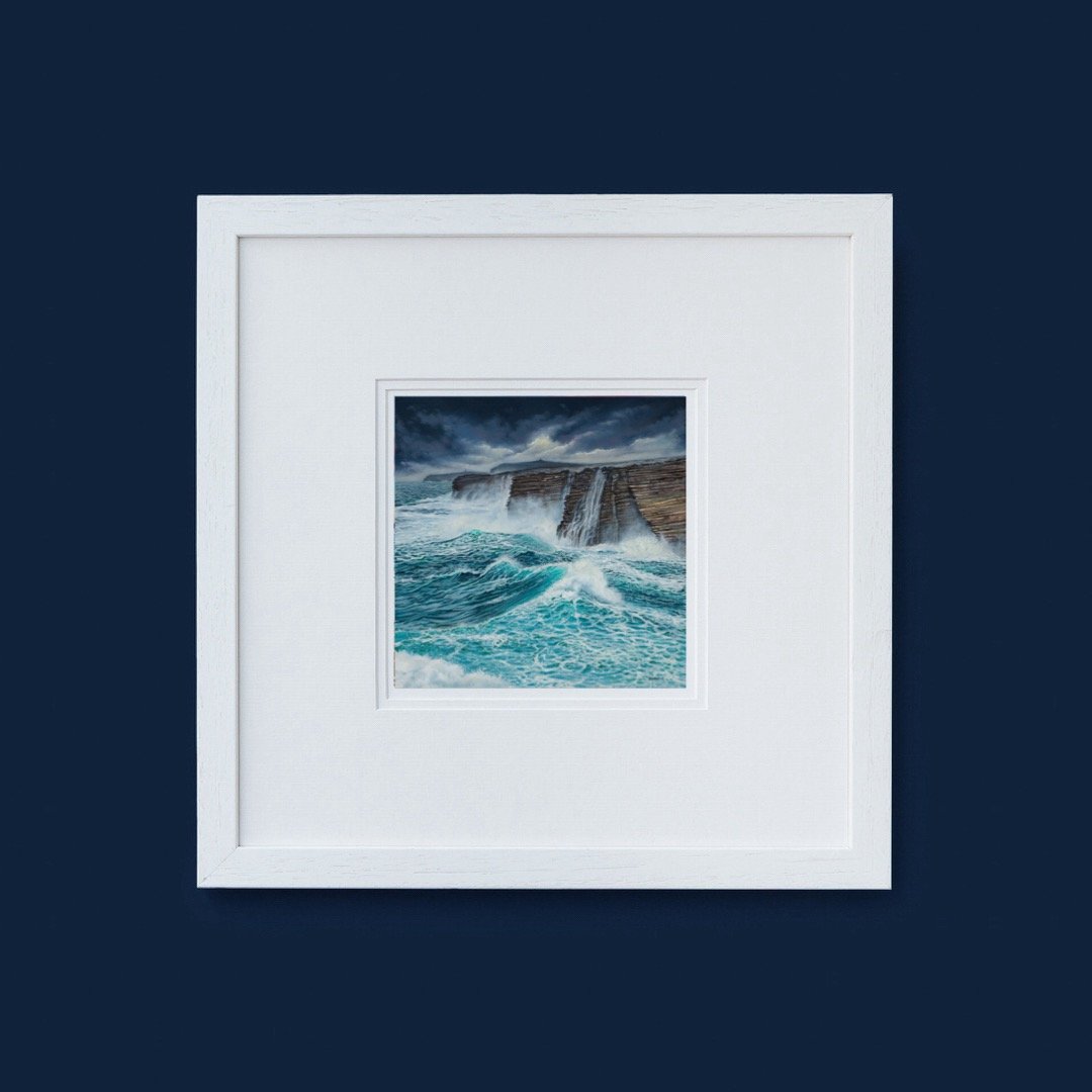 Yesnaby Orkney storm print