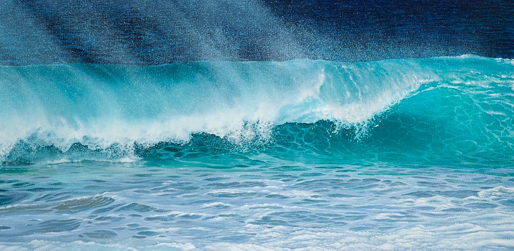 The Sound of the Sea Wave Print