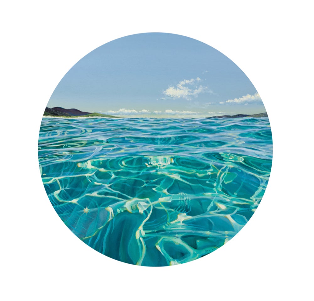 Luskentyre Calm Porthole Print