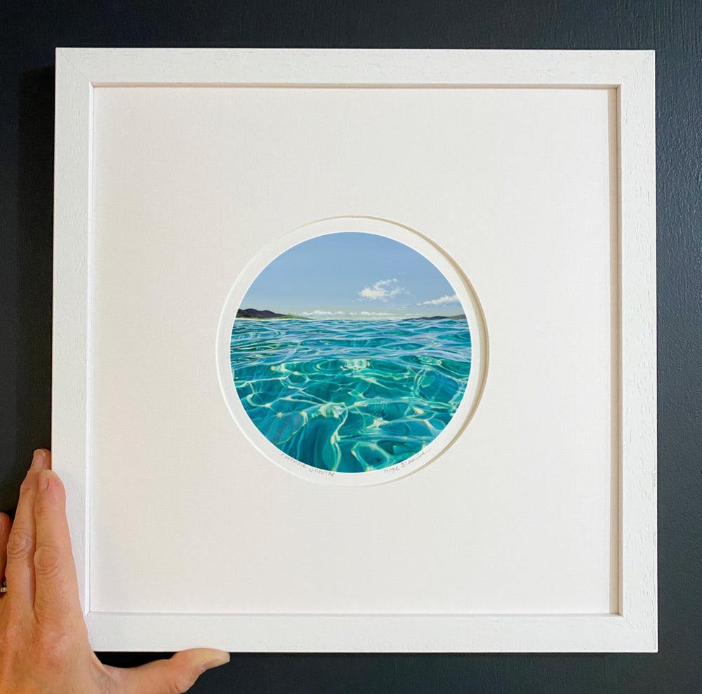 Luskentyre Calm Porthole Print