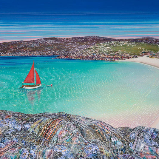 Achmelvich Red Sails Print