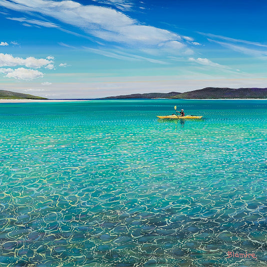 Luskentyre Kayak Print